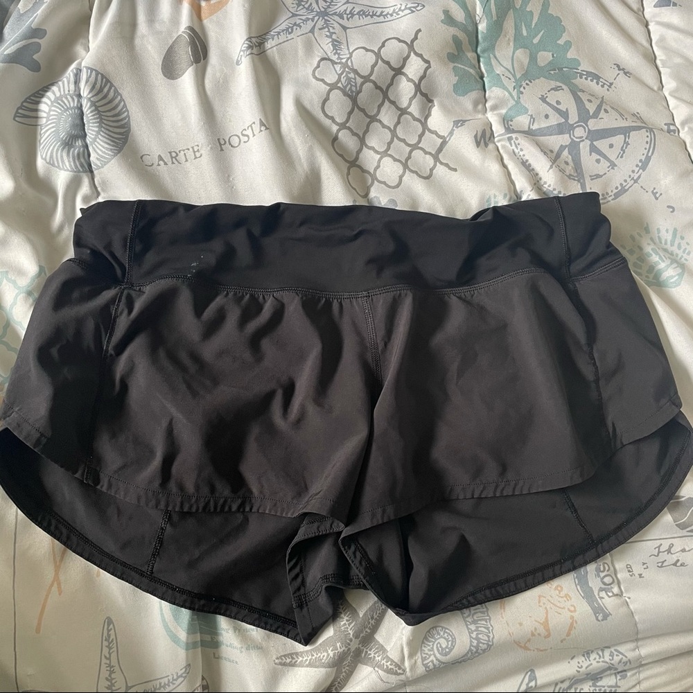 lululemon speed shorts